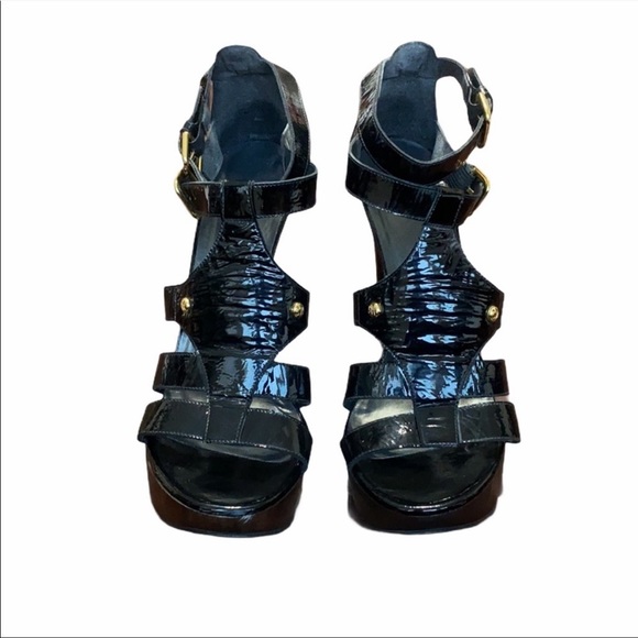 Stuart Weitzman Timber Platform Sandals Size 10.5 - Picture 5 of 9